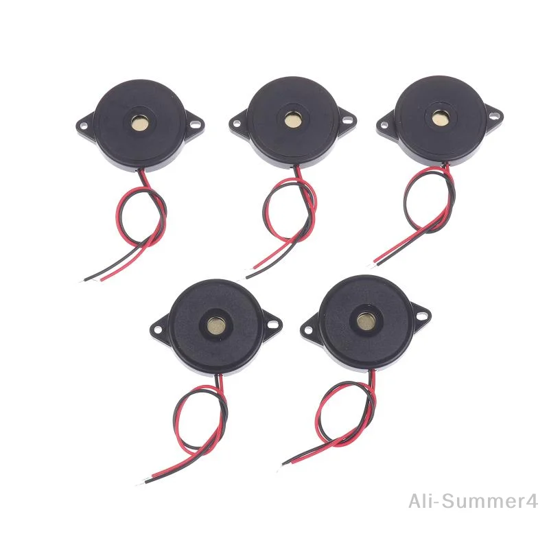 5/10/15Pcs 패시브 버저 와이어가있는 고 데시벨 버저 압전 스피커 3040 Arduino 자동차 용 버저 DIY 전자