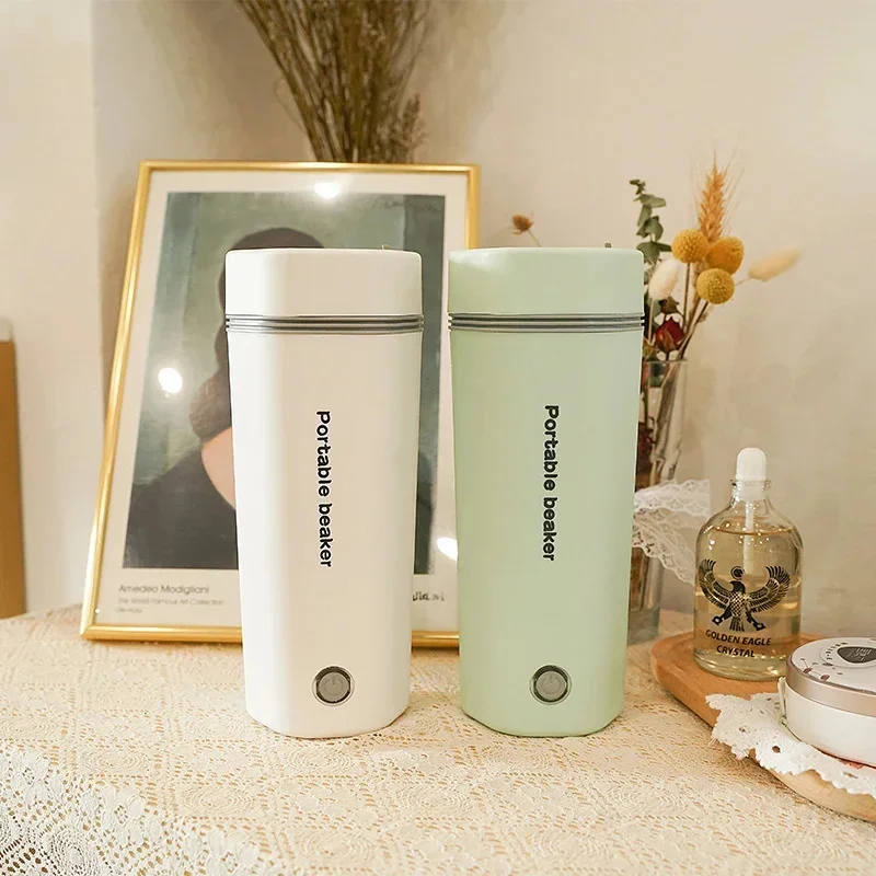 1PC 12V 24V 220V 110V 350ml Household Electric Water Cup Mini Electric Kettle Portable Car Mounted Water Cup 2