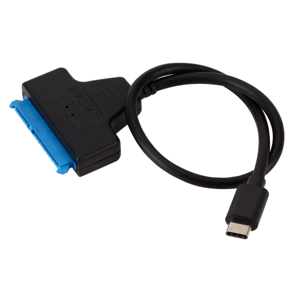 USB C Zu SATA Adapter | Für 2,5 Zoll HDD & SSD | 6 Gbit/s High-Speed
