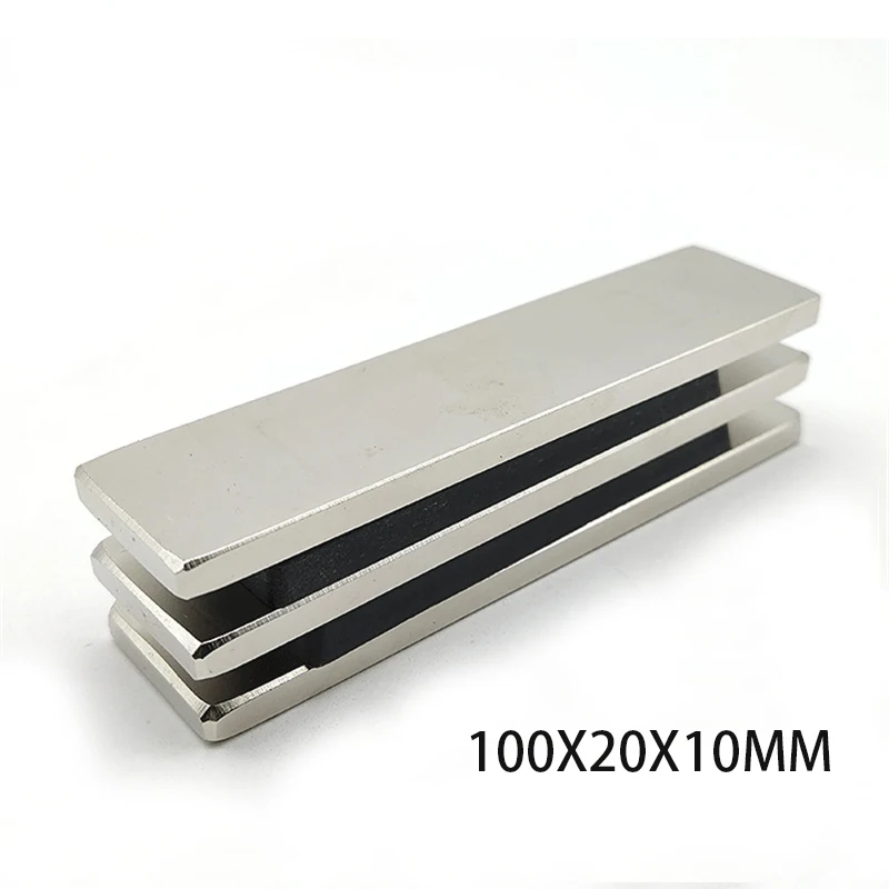 1/2/3PCS 100x20x10mm   ڼ  Ʈ ׿ ڼ 100mm x 20mm x 10mm   NdFeB ڼ