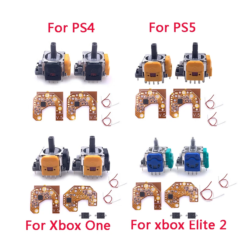 1PairHallEffectHallAnalogJoystickCenterCalibrationandOuter