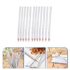 12 Pcs White Pencil Nail Diamonds Rhinestones Tools Gems Picker Point Wax Manicure Dotting Glue 2