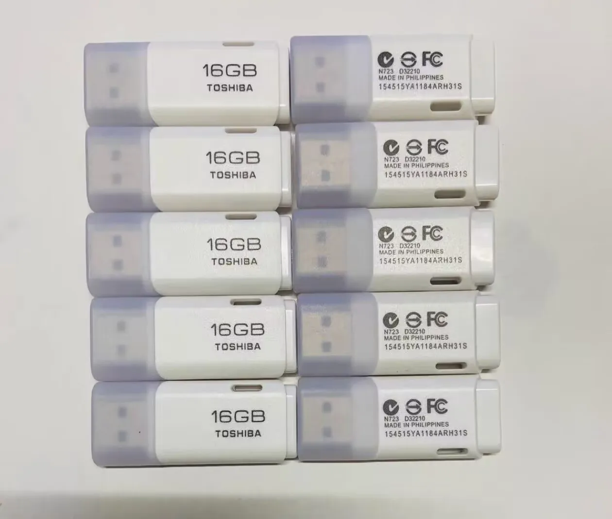 오리지널 도시바 U 디스크 4GB 8GB 16GB 32GB 64GB 128GB USB 2.0 플래시 드라이브 메모리 스틱 PC Mac용