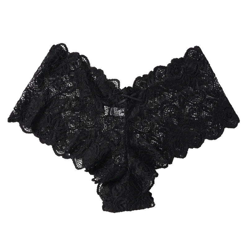 New Sexy Floral Lace Panties Women Sexy Hollow Out Briefs Low Waist Underwear Soft Comfortable Solid Breathable Lingerie Panties
