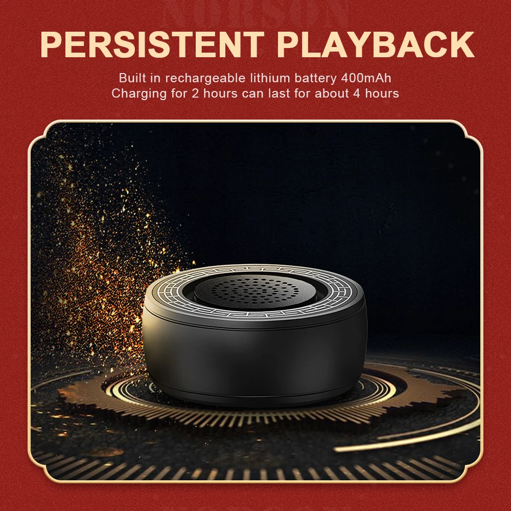 금속 미니 Altavoz Portatil 블루투스 스피커 서브우퍼, 헤비 베이스, 휴대용 지지대 라디오, SD 카드, 개인 모델, 5 W