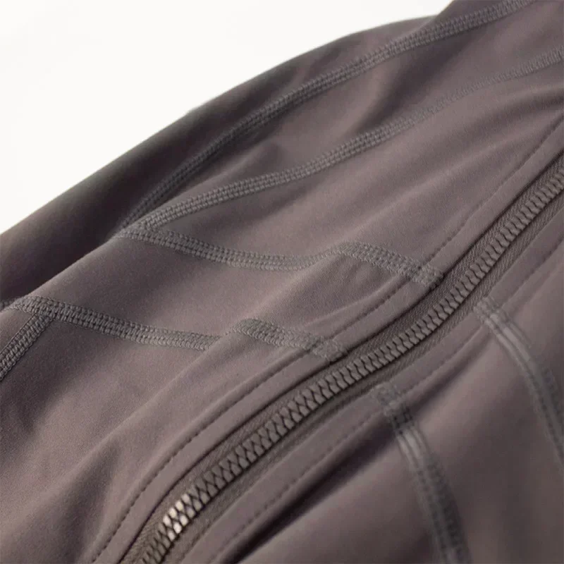 Lemon Women Defines Jacket Groove High Waist Flared Pants Outerwear Nylon Stretch Zipper Running Yoga Long-sleeved Top Jacket 5