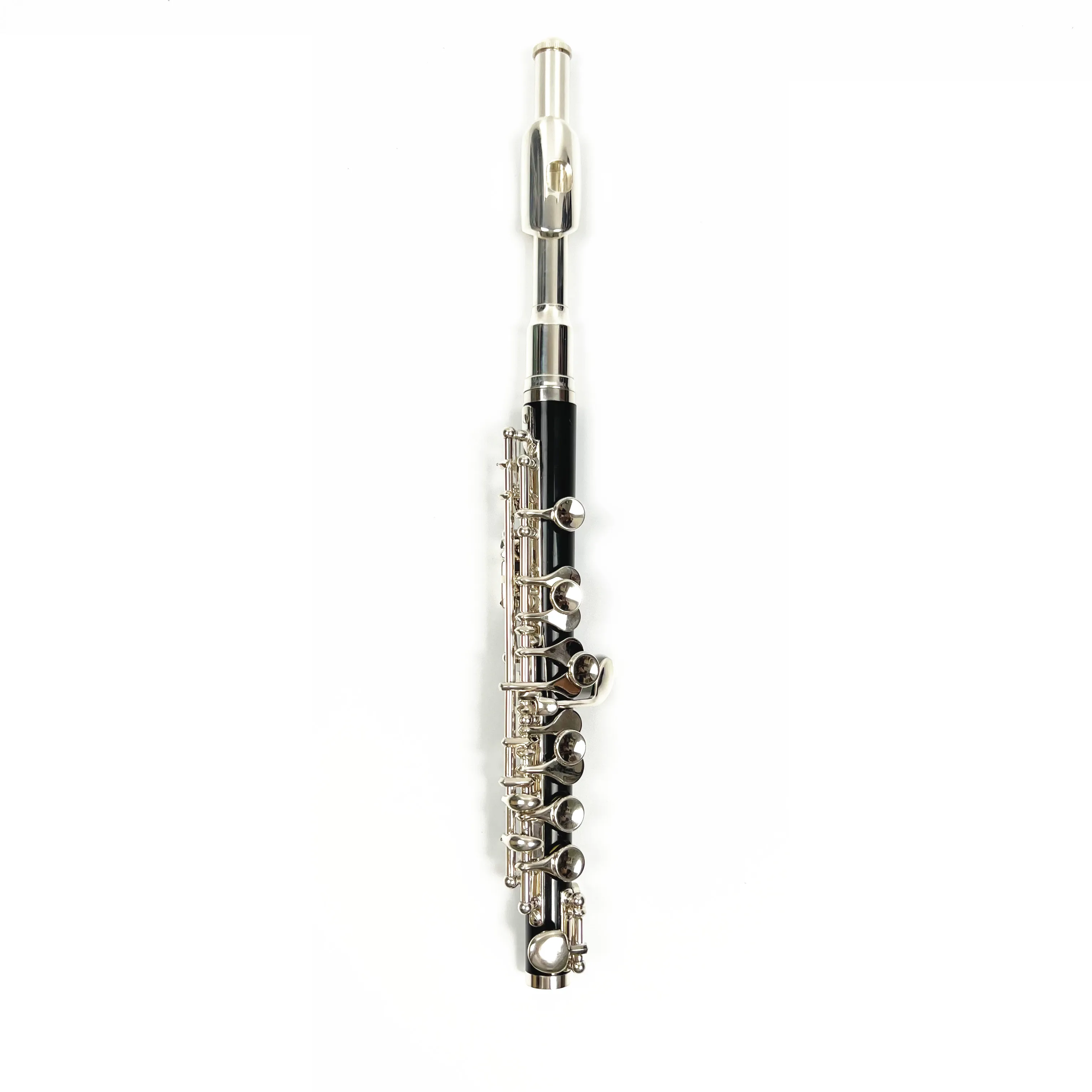 Half-size Flute Piccolo Cupronickel Silver Plated C Key Tone 16 Holes Piccolo w/ Stick Case Screwdriver Woodwind Instruments