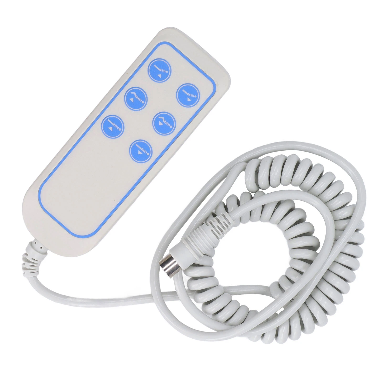 Bed Remote Control Lifting Bed Controller Electric PVC IP66 Wear Resistant Chair Hand Control for Hospital (8 Pin)