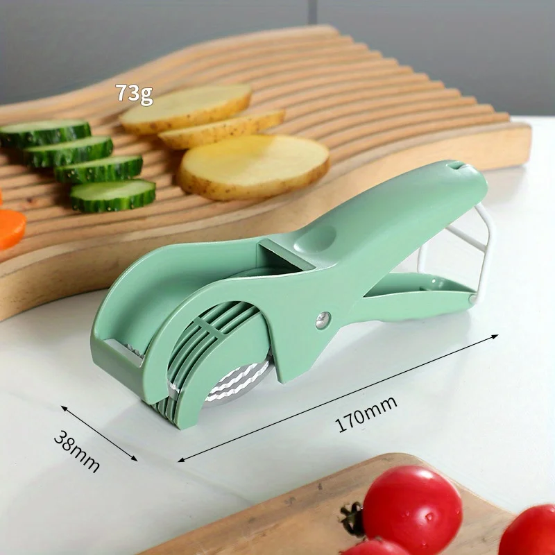 Kitchen Stainless Steel Fruit and Vegetable Slicer Multifunctional Vegetable Salad Fruit Slicer