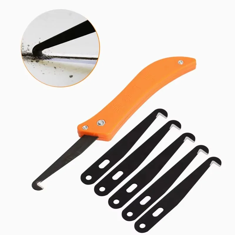 Tile Gap Repair Tool Hook Knife Removal of Old Grout Hand Tools For Floor Wall Seam Cement Cleaning