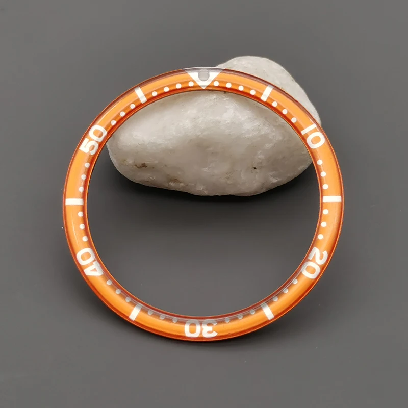 Flat Resin Aluminium Watch Bezel Insert