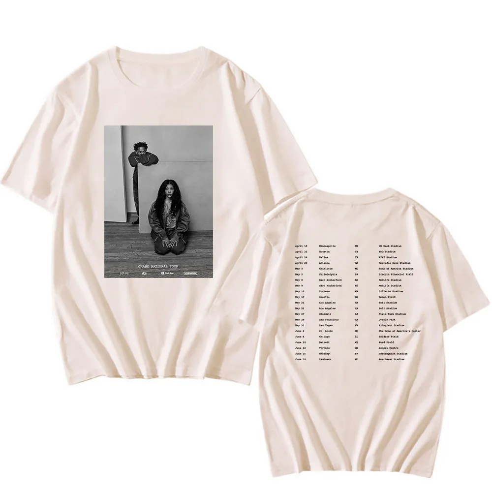 Kendrick Lamar X SZA GrandNational Tour 2025 Tshirts GNX