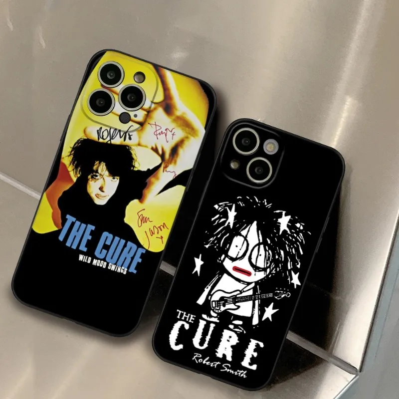 La Custodia Per Telefono Cure Robert Smith Per Iphone 14 13 11 12 Pro 8 7 Plus X 13 Pro Max Xr Xs Mini Cover Nere