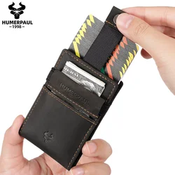 Sleek Anti - Theft Genuine Leather RFID Wallet (Black)