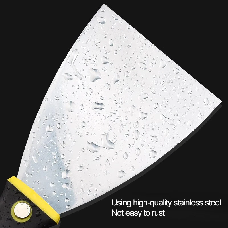 Putty Knife Scraper Drywall Spatula Wall Scraper Paint Scraper 1/1.5/2/2.5/3/4/5 Inch Multifunctional Putty Knife Stainless Steel Spatula Putty Scraper Cleaning Spatula DIY Construction Tools
