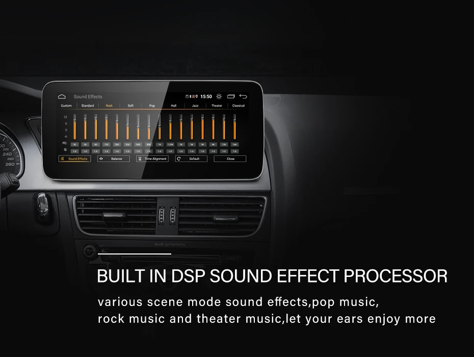 Snapdragon665 Android13 Wireless AUTO Carplay For AUDI A4 A5 B8 Car Video Player