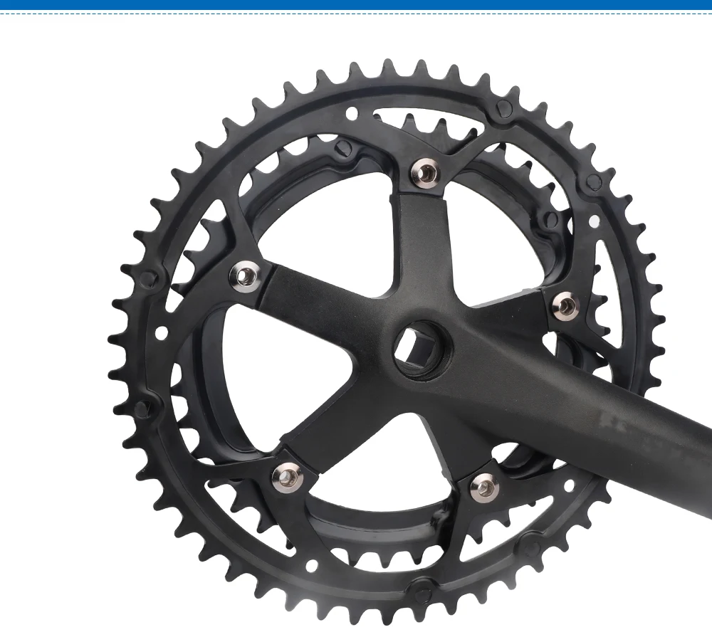 Deemount 6,5/8,5/13 mm Schrauben für Mountainbike, Rennrad, Einzel-, Doppel-, Dreifach-Kurbelgarnitur, vernickelte Kettenblattmuttern aus Kohlenstoffstahl – Detail 11