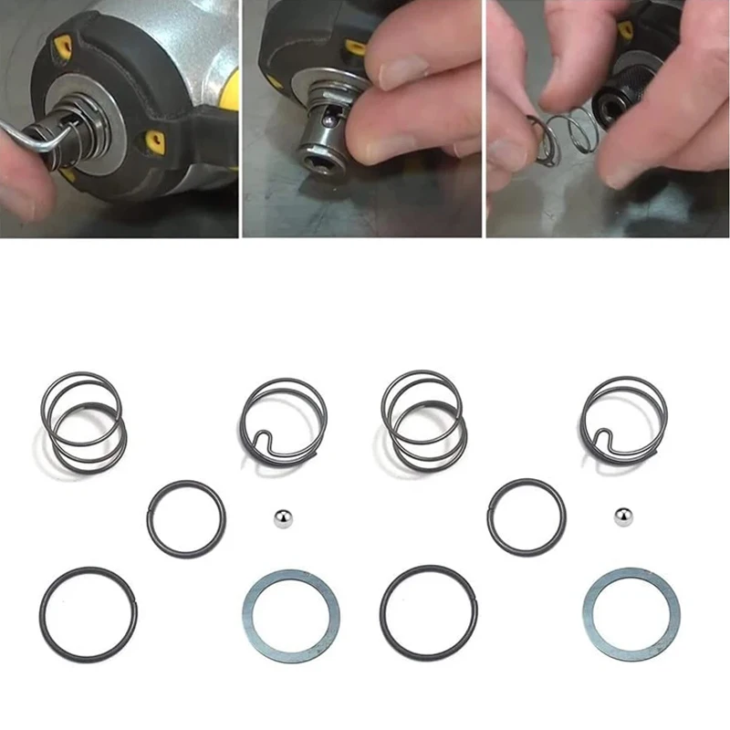 1/2/3Pcs Avvitatore A Sfere In Acciaio Per Molle Per La Riparazione Di Utensili Elettrici Dewalt Dcf885 Dcf886 Kit Di Molle Per Chiavi A Percussione P