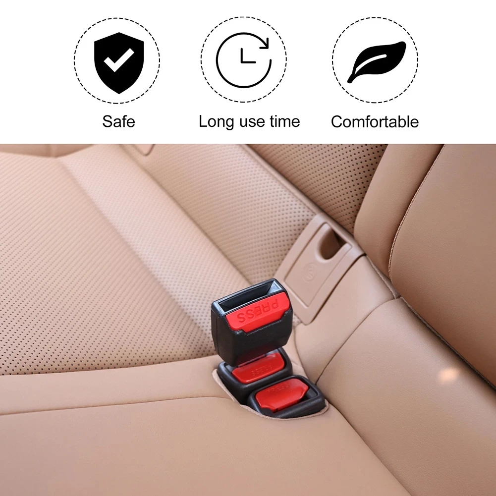 Car Seat Belt Clip Extender Safety Seatbelt Lock Buckle Plug Thick Insert Socket Extender Safety Buckle ремень безопасности