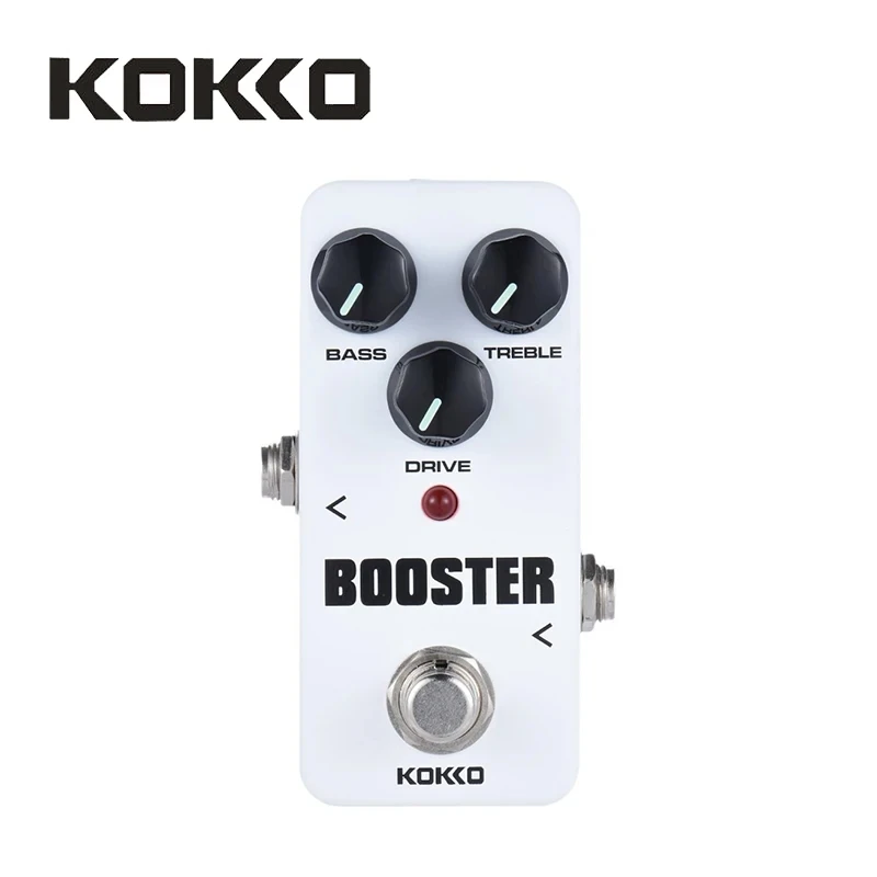 

KOKKO FBS2 Mini Booster Pedal Portable 2-Band EQ Guitar Effect Pedal High Quality Guitar Parts & Accessories