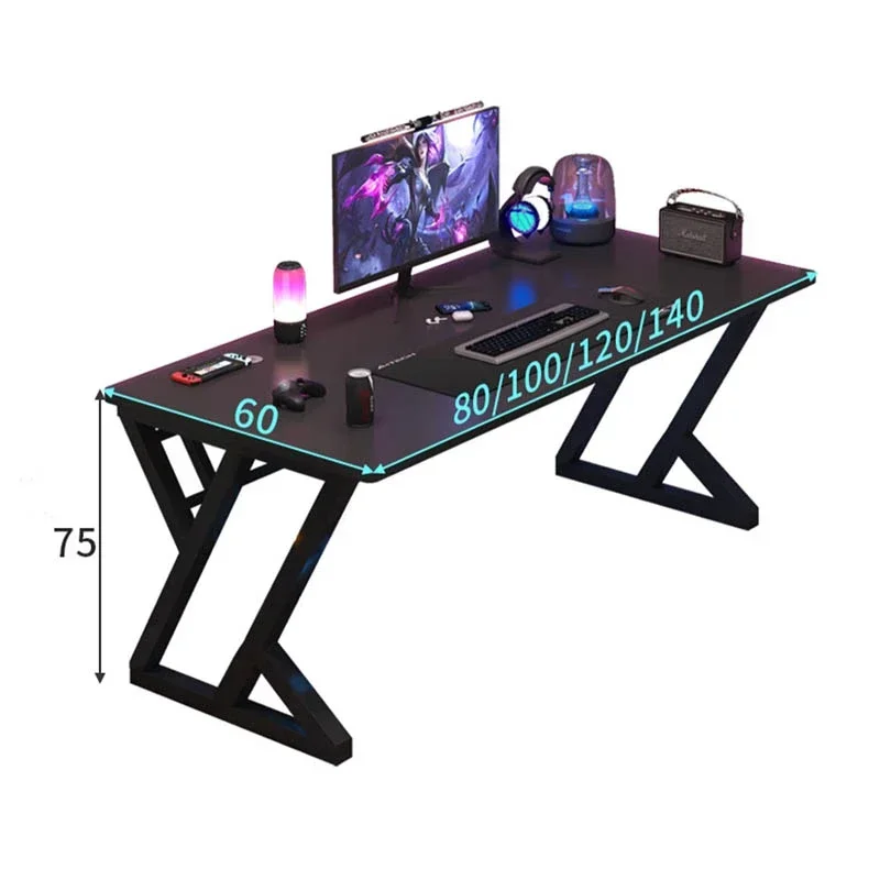 Description Picture 2 of itemModern Commercial Esports Computer Desks Home Furniture Bedroom Desktop Table Student Dormitory Learning Writing PC Desk