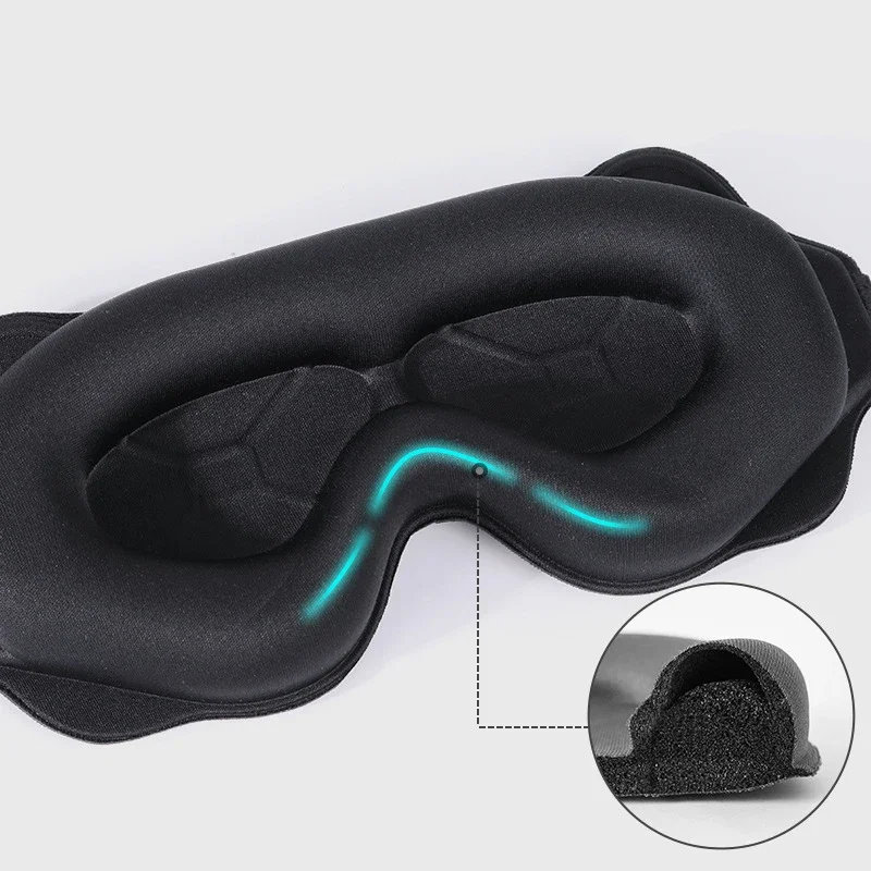 3D Sleeping Mask Block Out Light Sleep Mask For Eyes Soft Sleeping Aid Eye Mask for Travel Eyeshade Night Breathable Slaapmasker Best Sellers In Beauty & Health