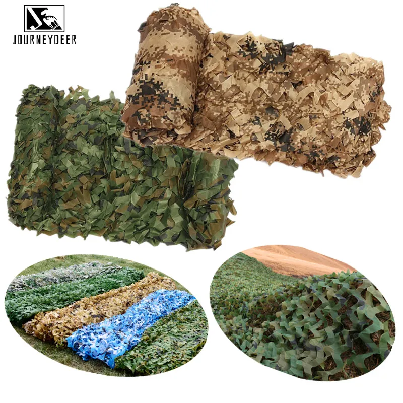 Camouflage Net 2m Wide Single layer/Double layer Camo Netting Bulk Roll Decoration Sun Shade Party Camping Desert Jungle bonsai wire