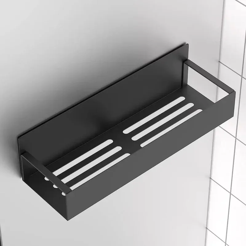 Zwart magnetisch opbergrek close-up met geventileerde bodem