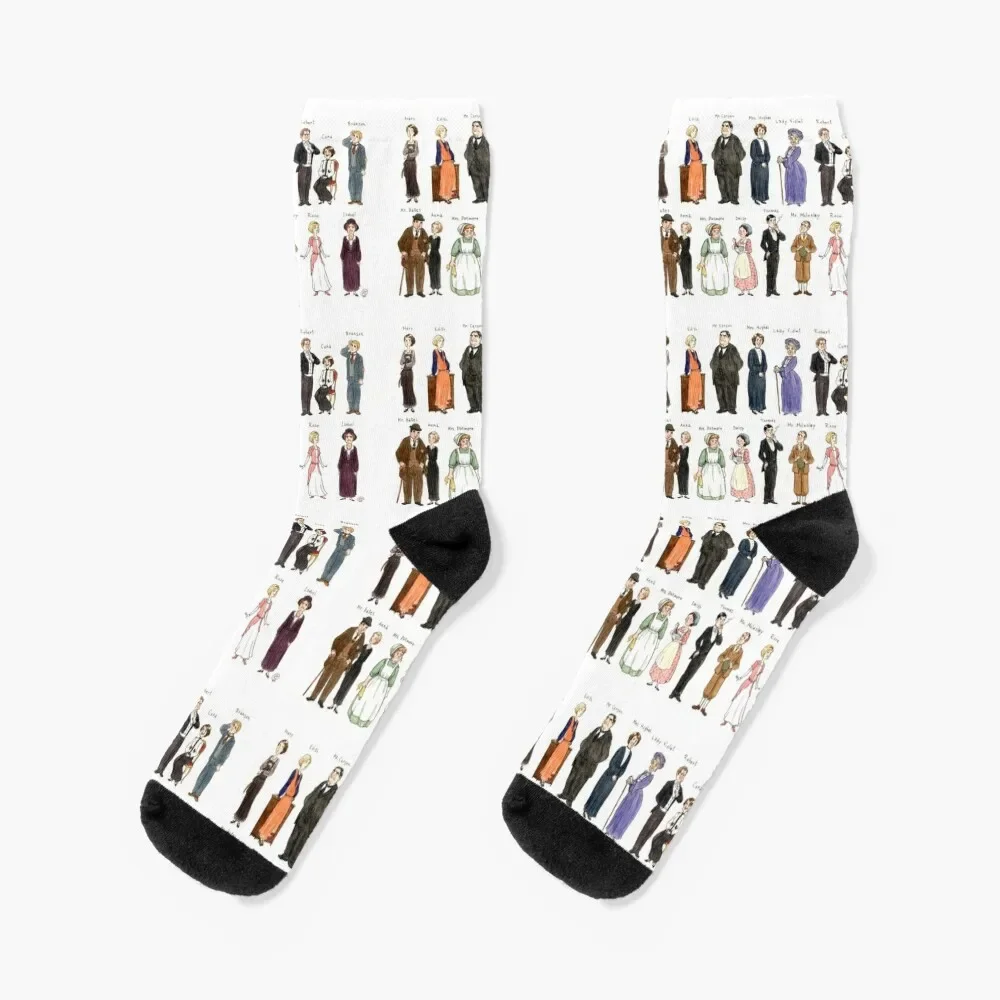 

Downton A. Portraits Socks new in's Hiking boots sheer christmass gift Socks Women Men's