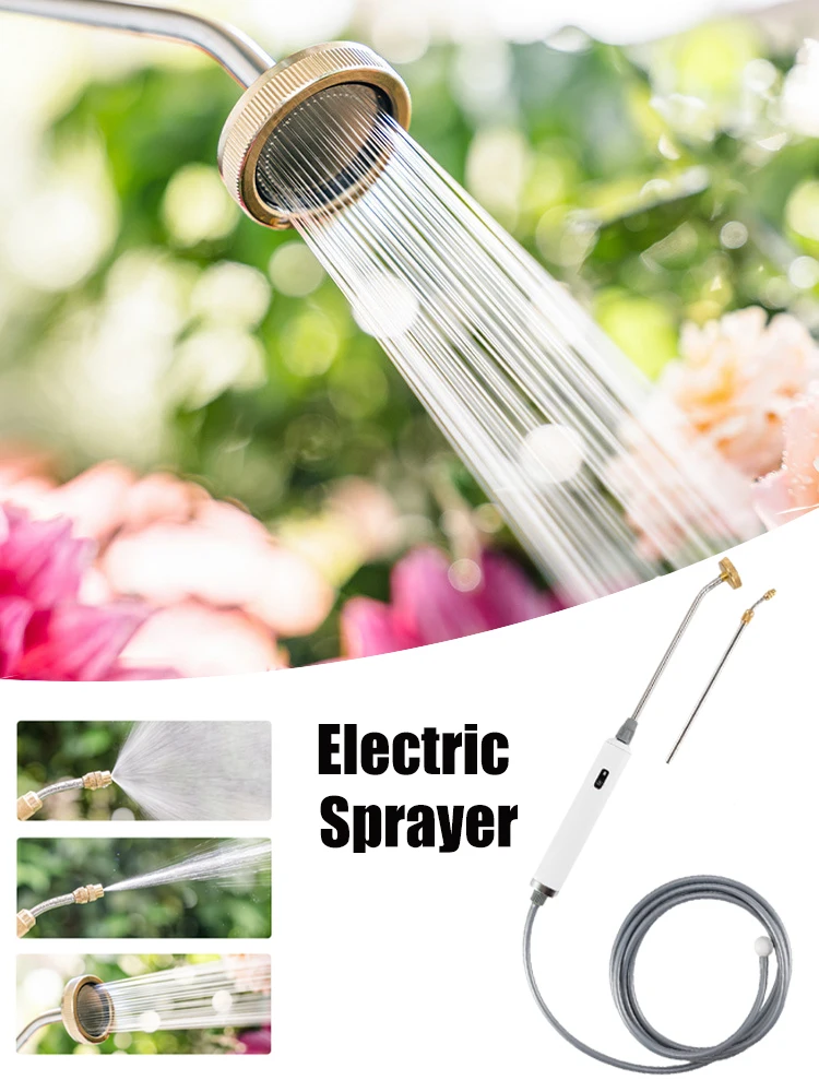 

Electric Plant Garden Sprayer Watering Spray Wand Rechargeable Battery Garden Sprayer Lawn Weeds Plant Mister Gardening Tools