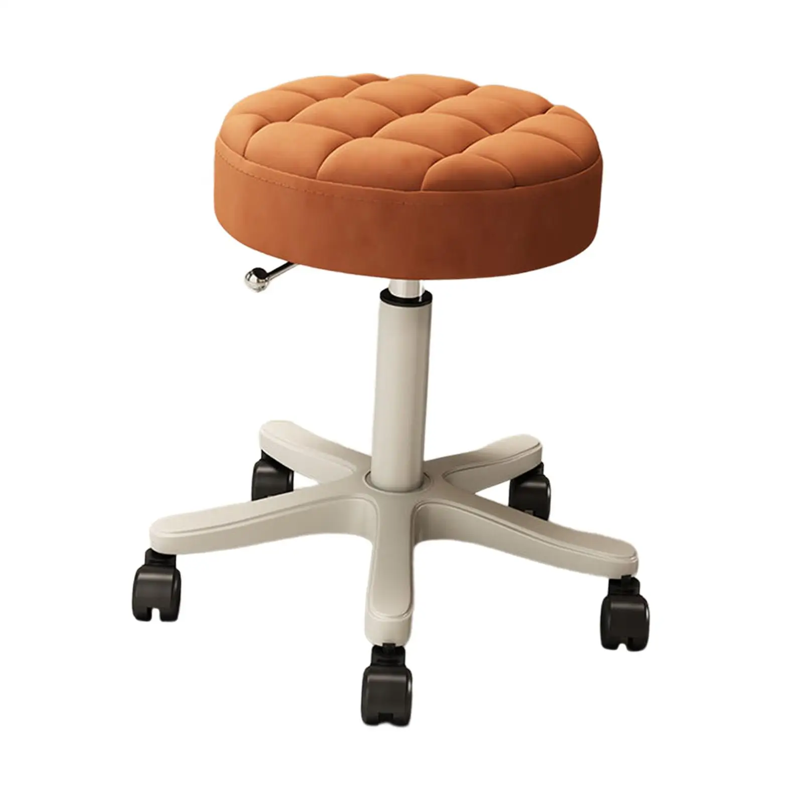 Swivel Salon Stool Heavy Duty Lash Chair 35~45cm Adjust Multipurpose Drafting Bar Stool with Wheels for Barbershop, Housework barber chair