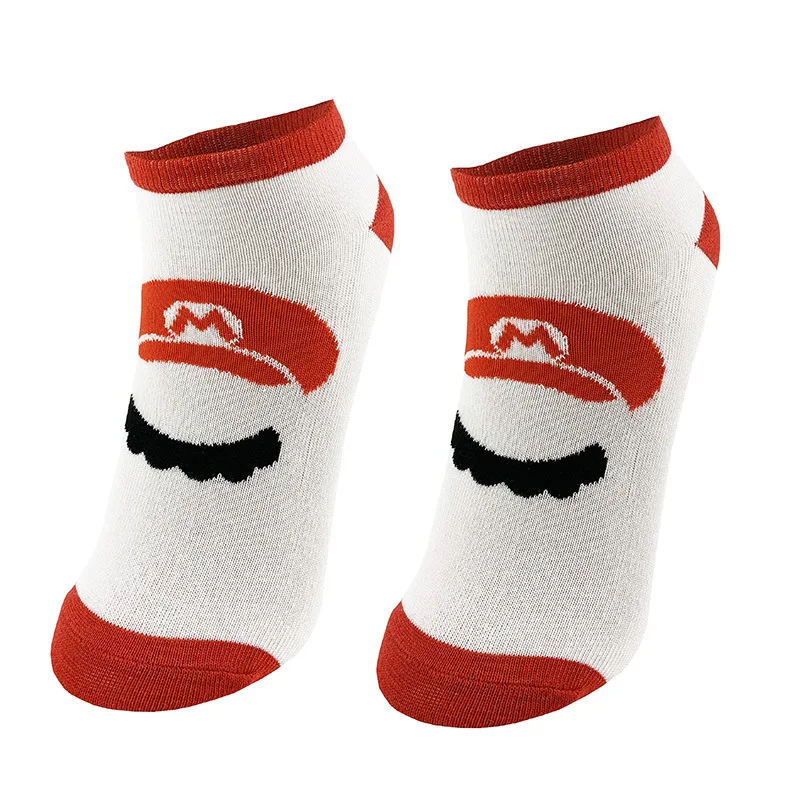 Super Mario Brother Socks Luigi Toad Cartoon Socks Pure Cotton Male Fashion Trend Tube Socks Adult Sports Socks Direct Selling