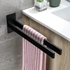 Towel Holder Rack 304 Stainless Steel Towel Organizer Wall Mounted Bathroom Storage Shelves 2