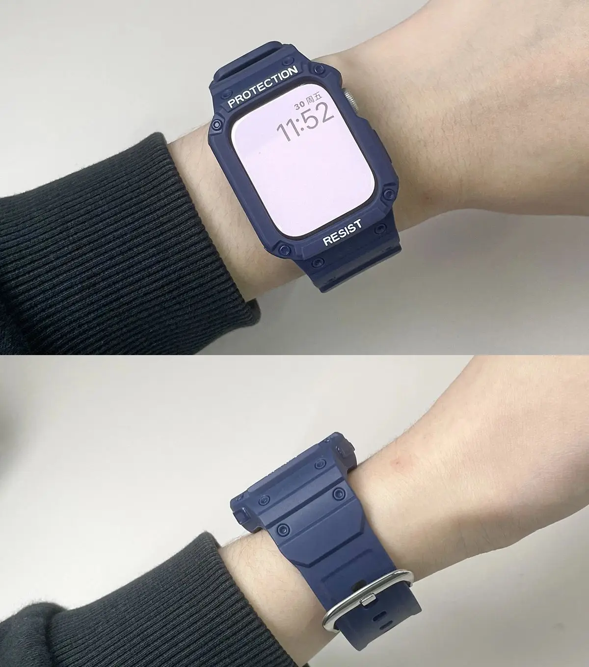 Transparent Silicone Armor Sport Band Case