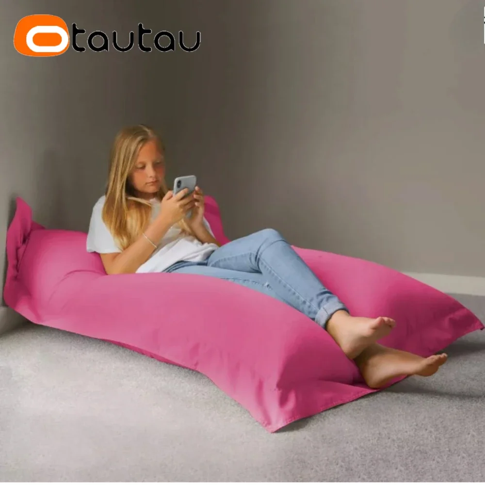 OTAUTAU Outdoor Bean Bag Pillowsac Cover Beach Swim Pool Floats Lounger Bed DD034 No Filler Need To Buy Filler By Yourself