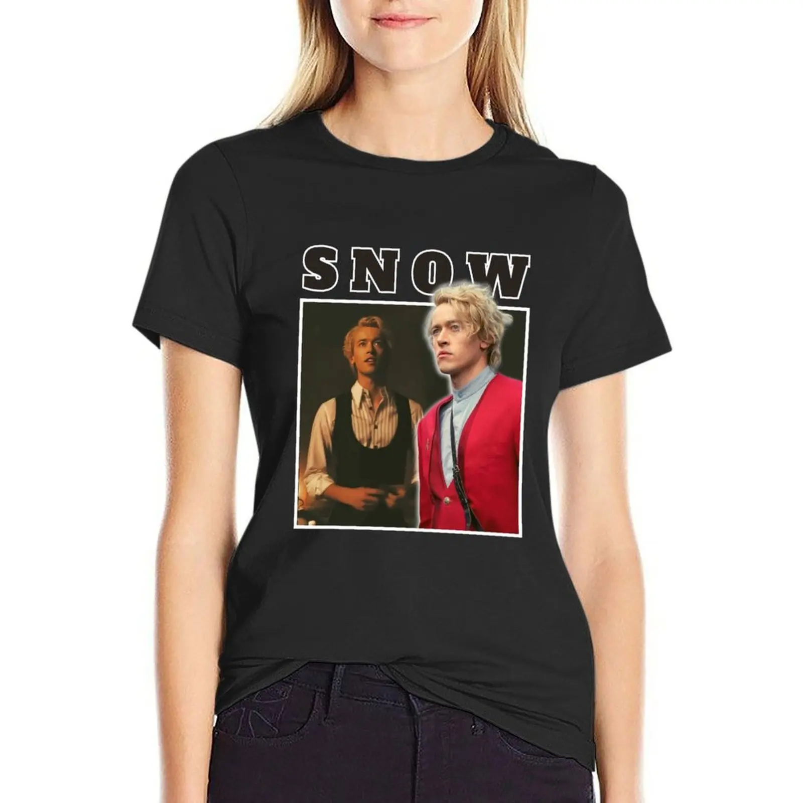 Coriolanus Snow (The Hunger Games: The Ballad Of Songbirds & Serpenti) T-Shirt Top Abbigliamento Femminile T Shirt Donna