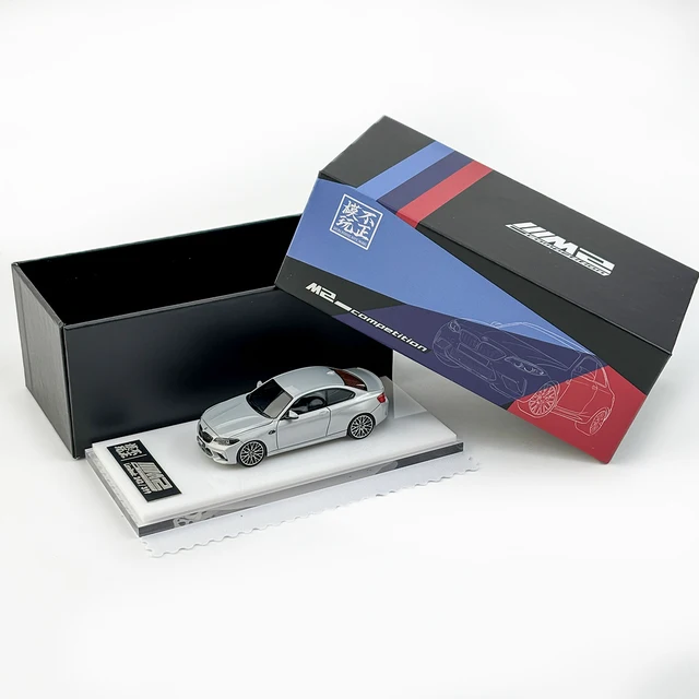 不正模玩 1/64 　BMW M2 コンペティション　ホワイト BZMW 1:64 White M2 Competition Coupe Sports Model Diecast