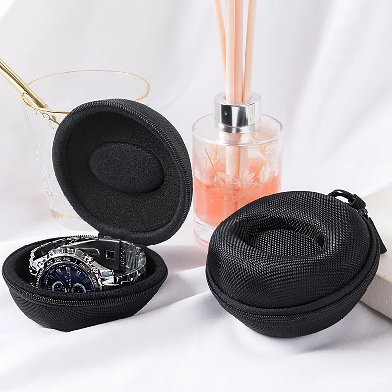 

1Pc Travel Case Portable Storage Box For Single Watch Shock And Impact-resistant For Wristwatches Smart Watches