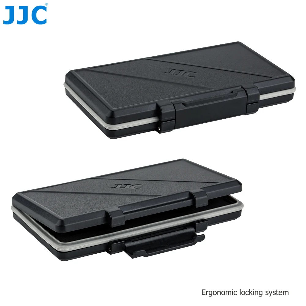 JJC 36 Slots SD Microsd Card Case Holder Waterproof  Soft Lining for 24 TF Micro SD SDXC SDHC & 12 SD Card Organizer Storage Box