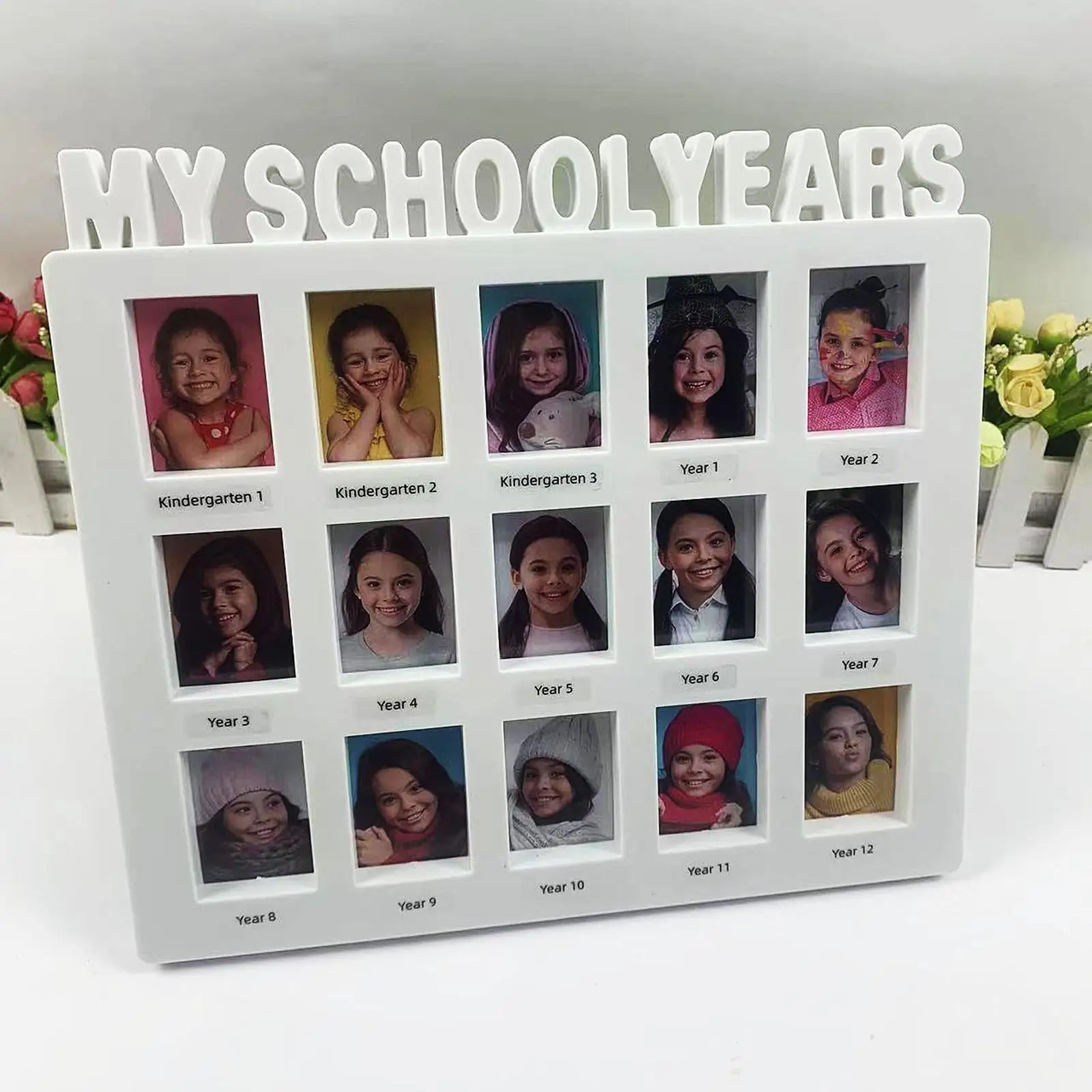 School Years Picture Frame Student Keepsake Picture Frame Wall & Tabletop Frames for Teens