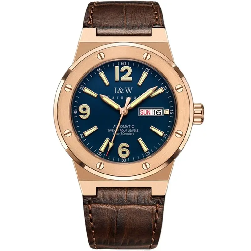 Carnival I&W時計orient seiko citizen furbo Amazon.com: CARNIVAL Men's Automatic Watch,42mm Luxury