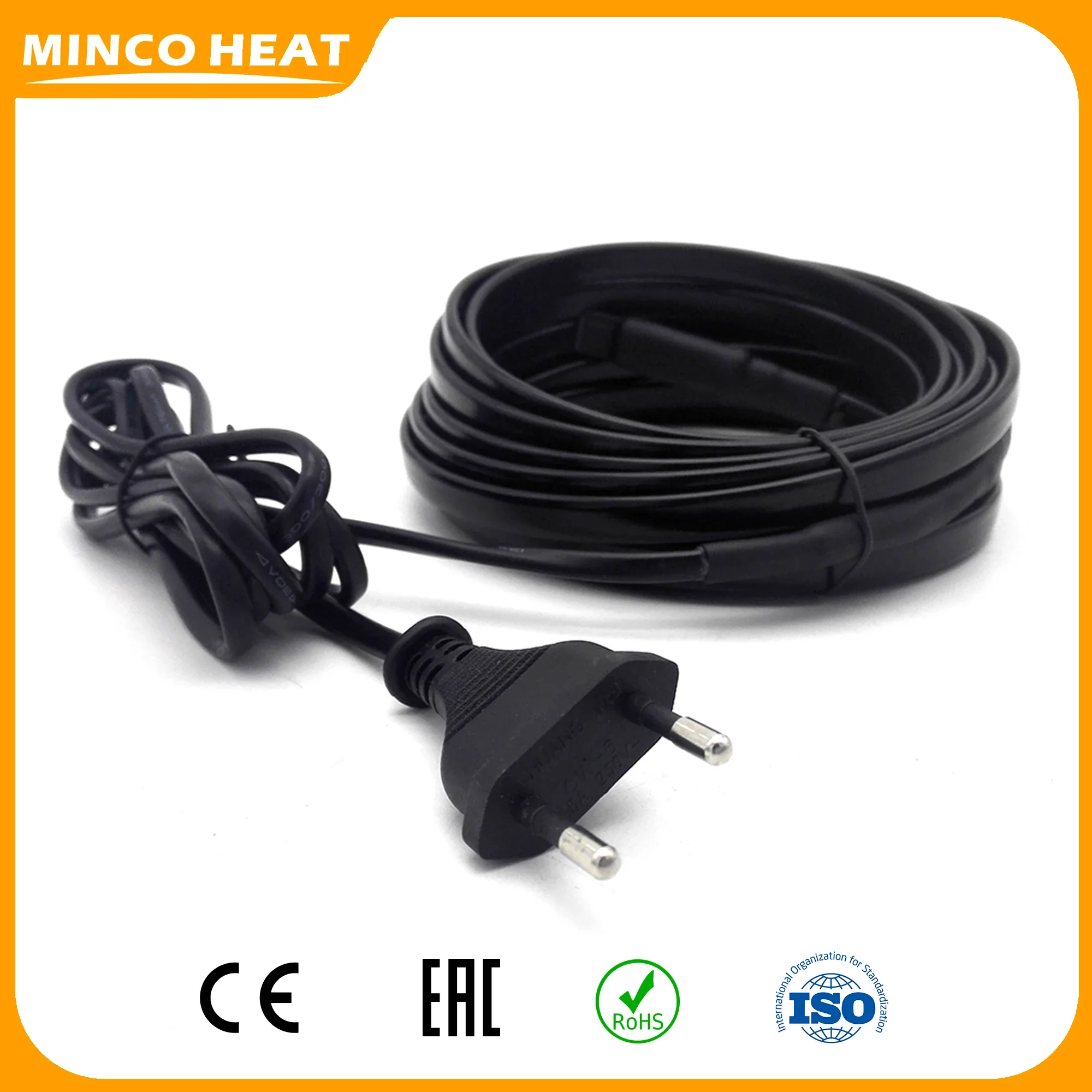 Minco ความร้อน Self-Regulating ความร้อน 220V 1 ~ 10 M ท่อ Anti-Freeze ป้องกัน EU Plug ที่แนบมาสายไฟ 1