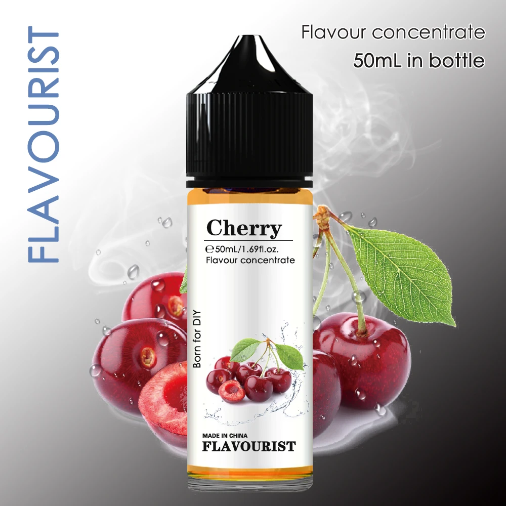 FLAVOURIST Cherry aroma flavor Water solubility flavouring Concentrate fruit flavored for DIY hand-made products essential oil flavoring