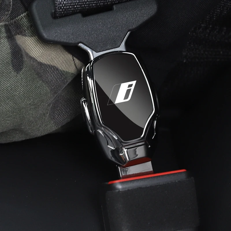 1pcs Car seat belt locker carabiner extender insurance belt insert buckle for BMW i Z Series i3 i01 i01N i8 i12 Z1 Z3 Z8