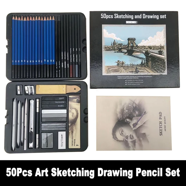 Sketching Pencils Complete Professional Graphite Pencil Set for