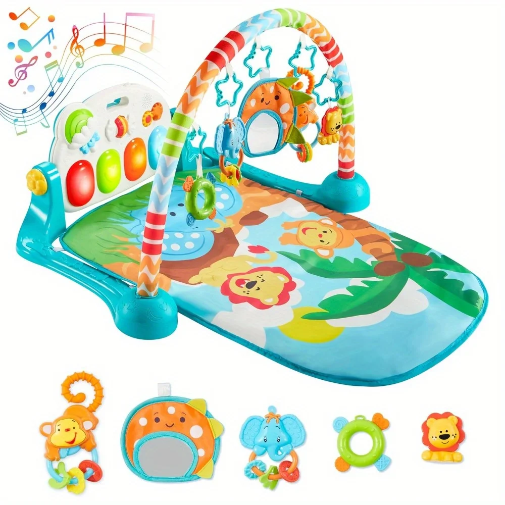 Baby Tummy Time Jungle Plat Mat 1