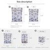 Cartoon Cat Printing Laundry Bag for Washing Machines Lingerie Wash Bags Foldable Dirty Clothes Bag Bra Underwear Laundry Basket 5