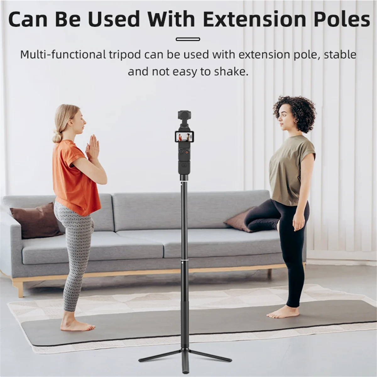 

Mini Tripod Pocket Camera Desktop Stand Holder Selfie Sticks for Pocket 3 Gimbal Accessories S