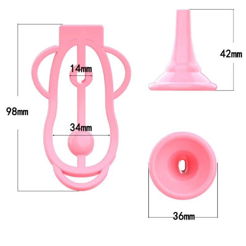 New Chastity Cage Fufu Clip Ascetic Chastity Device Sissy Lightweight Cock Ring Anti-cheating BDSM Adult Sex Toys for Men