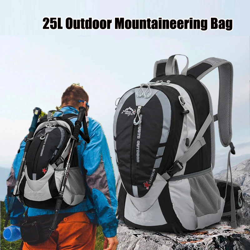 

Waterproof Climbing Backpack Rucksack 25L Outdoor Sports Bag Travel Backpack Camping Hiking Backpack Women Trekking Bag for Men